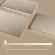 Specchio da bagno rettangolare illuminato 120x70cm con colore caldo 3000K