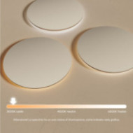 Specchio da bagno rotondo illuminato 80 cm con colore caldo 3000K