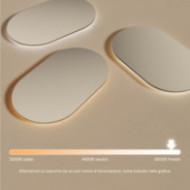 Specchio da bagno illuminato 50x80cm con colore freddo LED 7000K