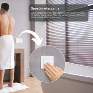 50x80 cm Lustro Łazienkowe Podświetlane 50x80cm z barwą neutralną 4500K