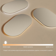 50x80 cm Lustro Łazienkowe Podświetlane 50x80cm z ciepłą barwą 3000K